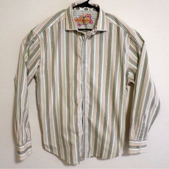 Robert Graham Men's Long Sleeve Front Button Shirt - Picture 4 of 7